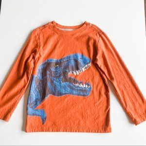 tea collection orange dino long sleeve